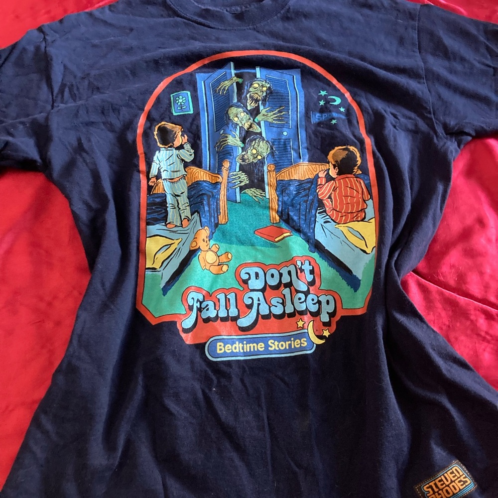Don’t Fall Asleep Steven Rhodes T-Shirt